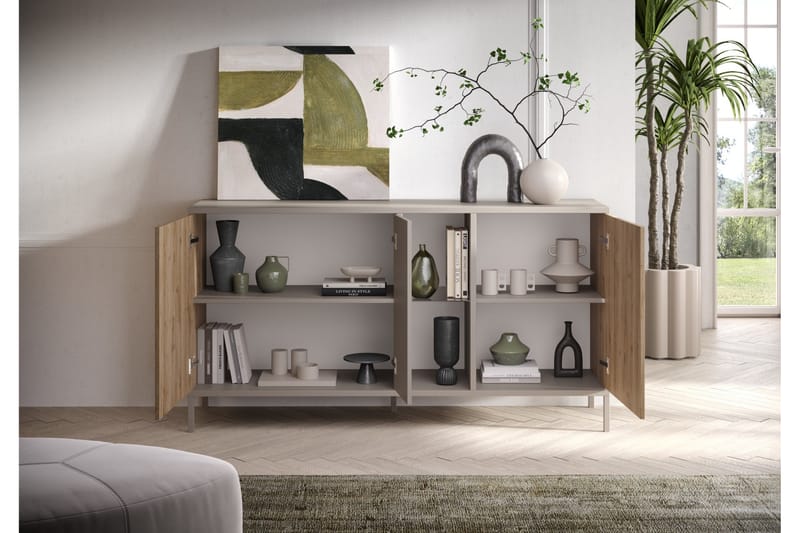 Gent Skänk 160x43 cm - Brun - Oppbevaring - Oppbevaringsmøbler - Sideboard & skjenk