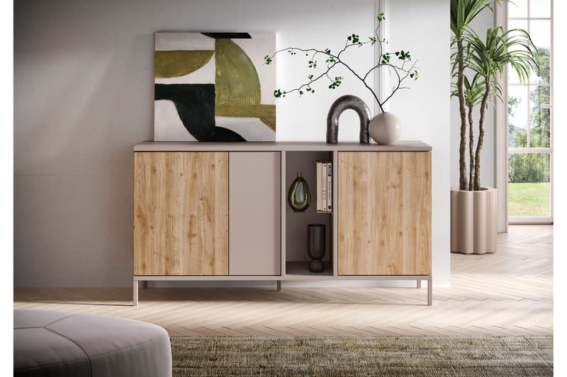 Gent Skänk 160x43 cm - Brun - Oppbevaring - Oppbevaringsmøbler - Sideboard & skjenk