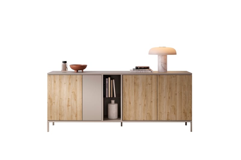 Gent Skänk 210x43 cm - Brun - Oppbevaring - Oppbevaringsmøbler - Sideboard & skjenk