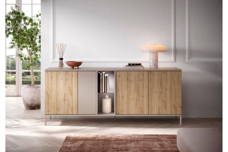 Gent Skänk 210x43 cm - Brun - Oppbevaring - Oppbevaringsmøbler - Sideboard & skjenk