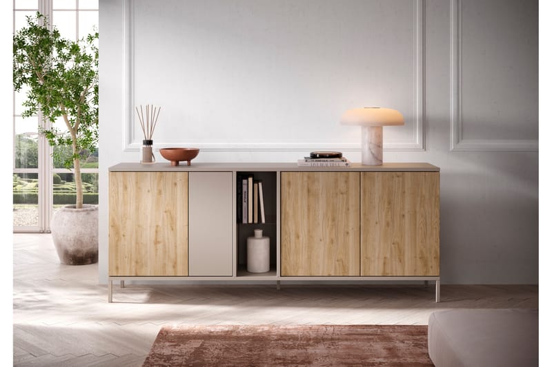 Gent Skänk 210x43 cm - Brun - Oppbevaring - Oppbevaringsmøbler - Sideboard & skjenk