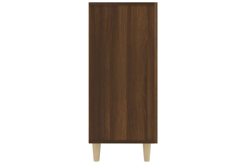 beBasic Skjenk brun eik 90x34x80 cm konstruert tre - Brun - Oppbevaring - Oppbevaringsmøbler - Kommode