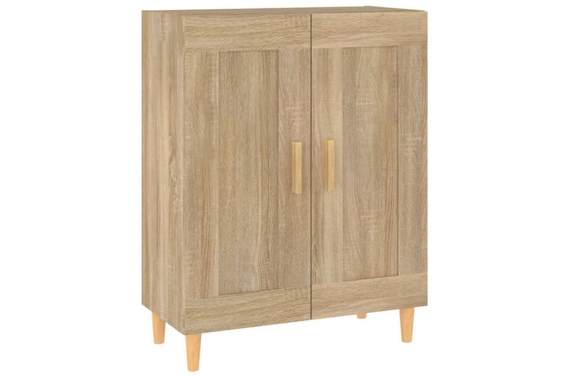 beBasic Skjenk sonoma eik 69,5x34x90 cm konstruert tre - Brun - Oppbevaring - Oppbevaringsmøbler - Kommode