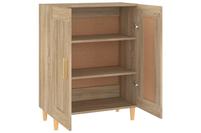 beBasic Skjenk sonoma eik 69,5x34x90 cm konstruert tre - Brun - Oppbevaring - Oppbevaringsmøbler - Kommode