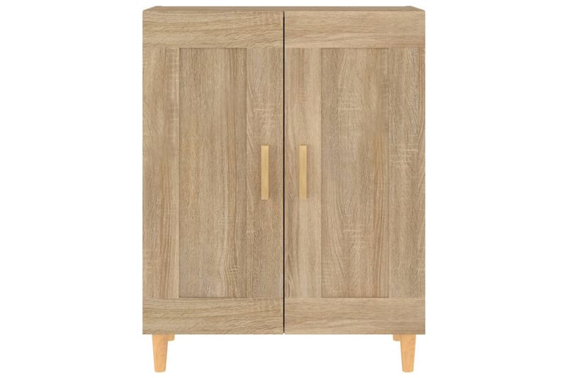 beBasic Skjenk sonoma eik 69,5x34x90 cm konstruert tre - Brun - Oppbevaring - Oppbevaringsmøbler - Kommode