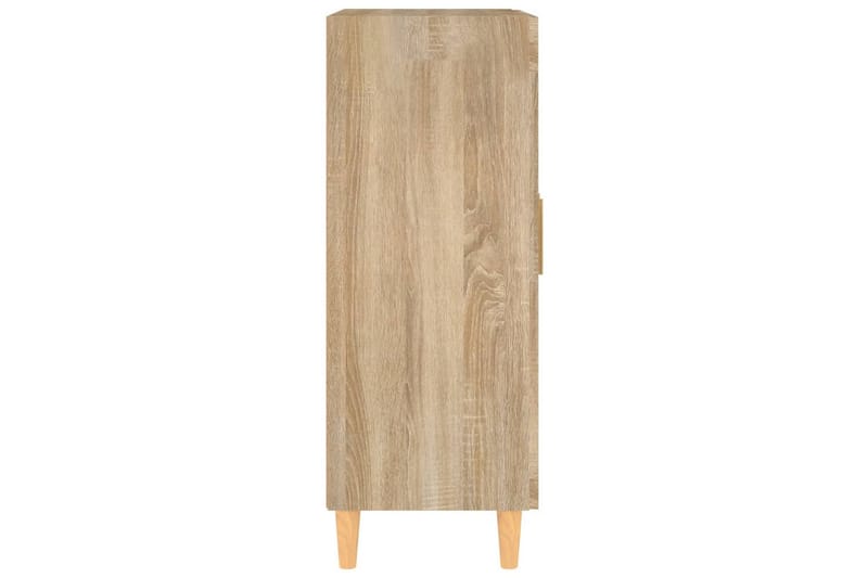 beBasic Skjenk sonoma eik 69,5x34x90 cm konstruert tre - Brun - Oppbevaring - Oppbevaringsmøbler - Kommode