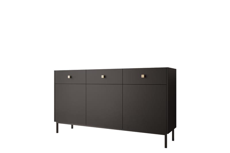 Kommode Hermann 155 cm - Svart - Oppbevaring - Oppbevaringsmøbler - Kommode