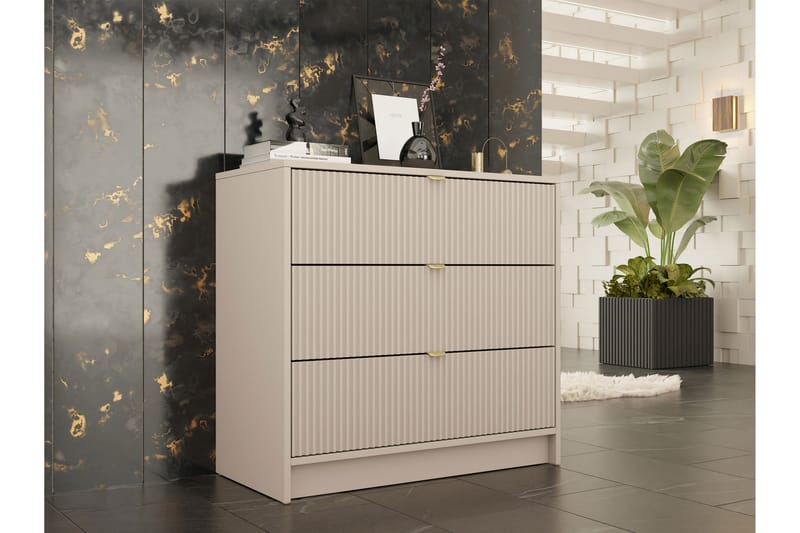 Highboard Novaj - Beige - Oppbevaring - Oppbevaringsmøbler - Kommode