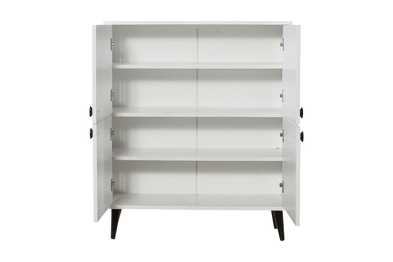 Kommode 95x111 cm - Svart/Hvit - Oppbevaring - Oppbevaringsmøbler - Kommode