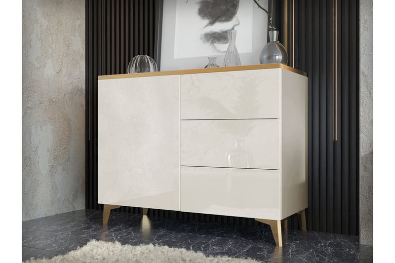 Royston Kommode 100 cm - Beige - Oppbevaring - Oppbevaringsmøbler - Kommode