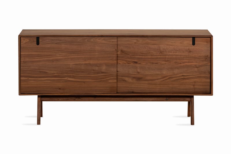 Sideboard Skagana 160x45 cm Massiv Valnøtt - Brun - Oppbevaring - Oppbevaringsmøbler - Kommode