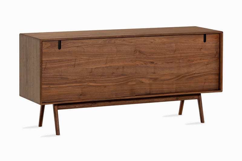 Sideboard Skagana 160x45 cm Massiv Valnøtt - Brun - Oppbevaring - Oppbevaringsmøbler - Kommode