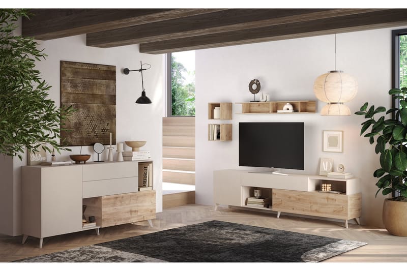 Monaco Skänk 181x42 cm - Messing - Oppbevaring - Oppbevaringsmøbler - Sideboard & skjenk