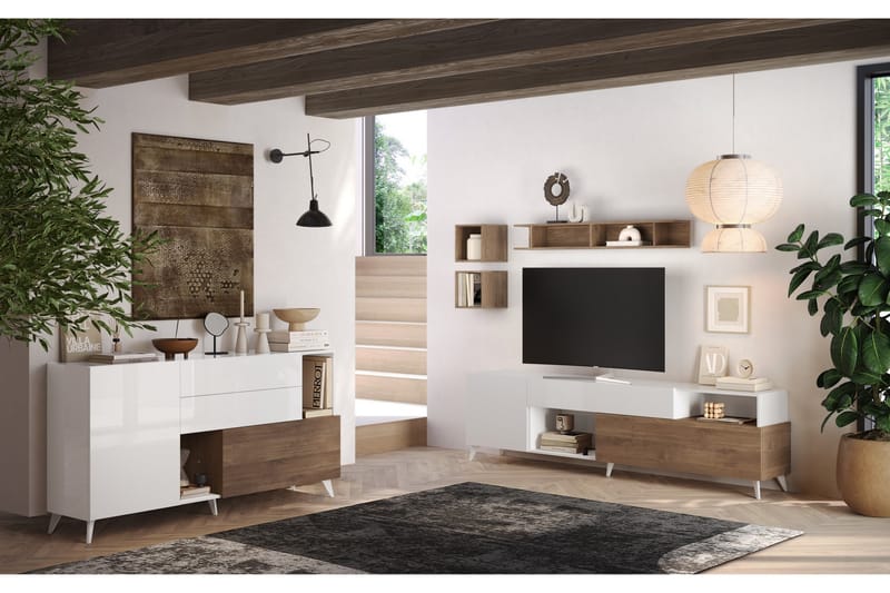 Monaco Skänk 181x42 cm - Messing - Oppbevaring - Oppbevaringsmøbler - Sideboard & skjenk