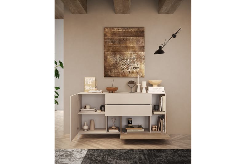 Monaco Skänk 181x42 cm - Messing - Oppbevaring - Oppbevaringsmøbler - Sideboard & skjenk