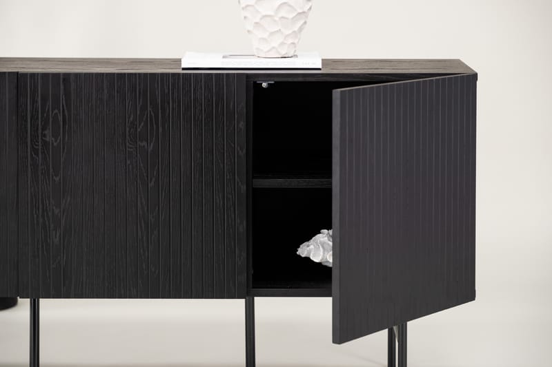 Björkön Skjenk 150x41,8 cm - Svart - Oppbevaring - Oppbevaringsmøbler - Sideboard & skjenk