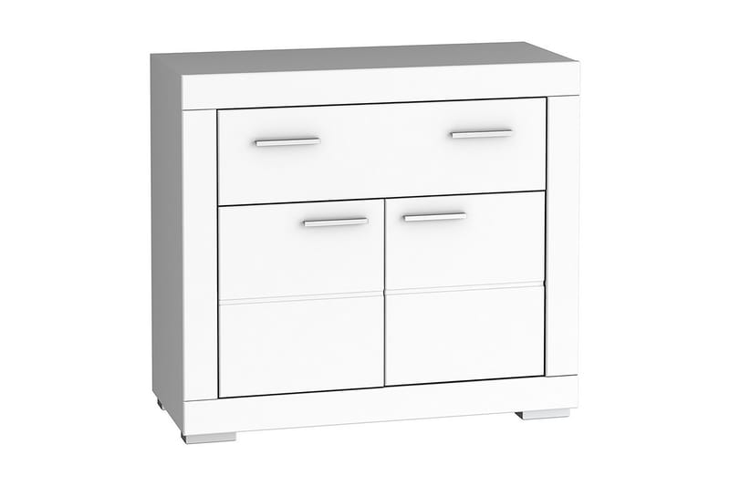 Kommode Janyha 96x87 cm - Hvit - Oppbevaring - Oppbevaringsmøbler - Sideboard & skjenk