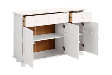 Remiel Skjenk 118 cm - Hvit - Oppbevaring - Oppbevaringsmøbler - Sideboard & skjenk