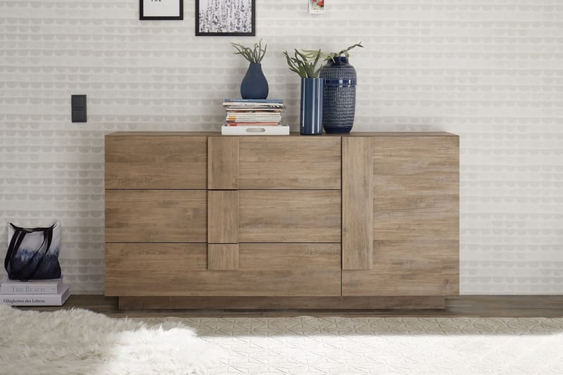 Sideboard Bertio 182 cm - Brun - Oppbevaring - Oppbevaringsmøbler - Sideboard & skjenk