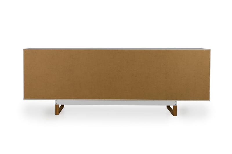 Sideboard Birka 216x43 cm - Ek/Hvit - Oppbevaring - Oppbevaringsmøbler - Sideboard & skjenk