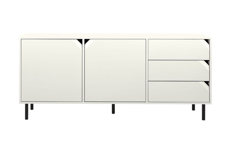 Sideboard Maybach 176,5 cm - Hvit - Oppbevaring - Oppbevaringsmøbler - Sideboard & skjenk