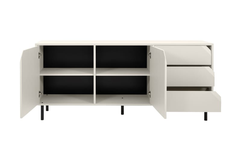 Sideboard Maybach 176,5 cm - Hvit - Oppbevaring - Oppbevaringsmøbler - Sideboard & skjenk