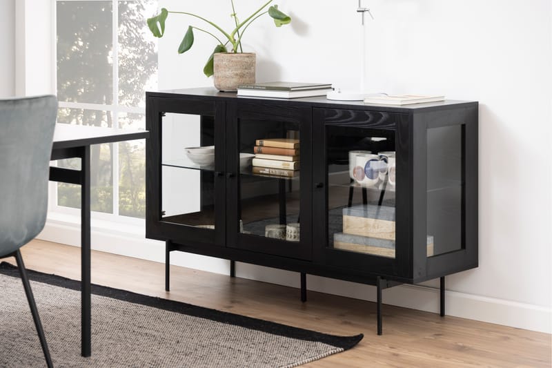 Sideboard Ricketts 40x140 cm - Svart - Oppbevaring - Oppbevaringsmøbler - Sideboard & skjenk