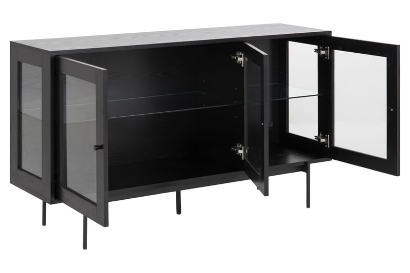 Sideboard Ricketts 40x140 cm - Svart - Oppbevaring - Oppbevaringsmøbler - Sideboard & skjenk