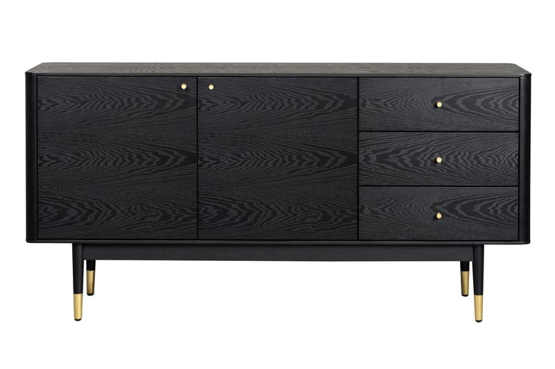 Sideboard Treas 160 cm - Svart - Oppbevaring - Oppbevaringsmøbler - Sideboard & skjenk