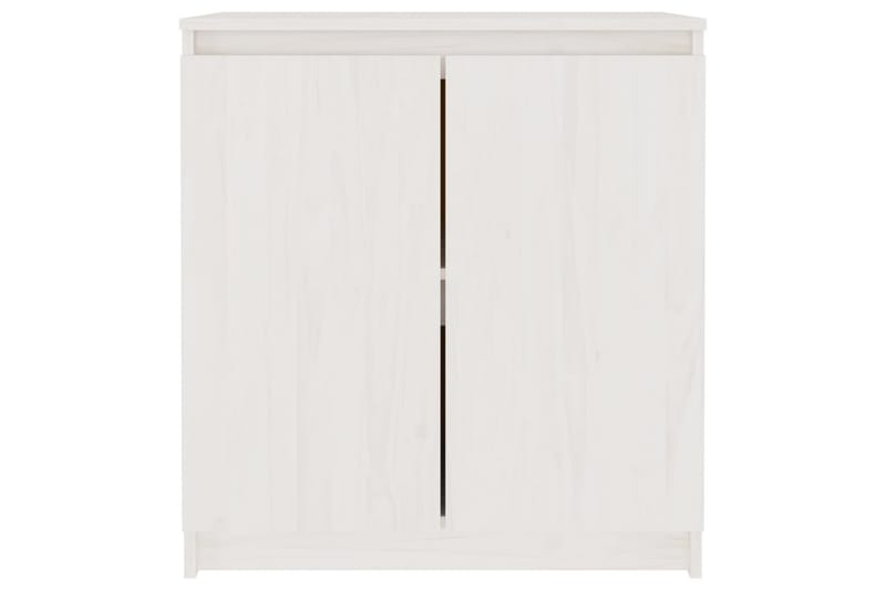 Sideskap hvit 60x36x65 cm heltre furu - Hvit - Oppbevaring - Oppbevaringsmøbler - Sideboard & skjenk