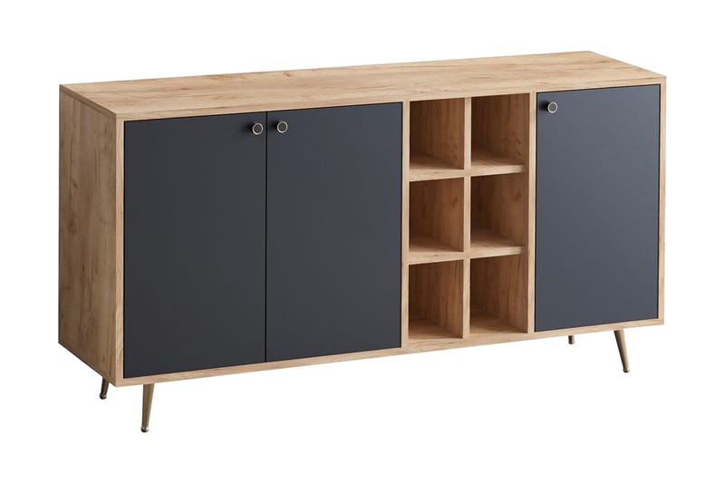 Sidobord Ek|Svart - Oppbevaring - Oppbevaringsmøbler - Sideboard & skjenk