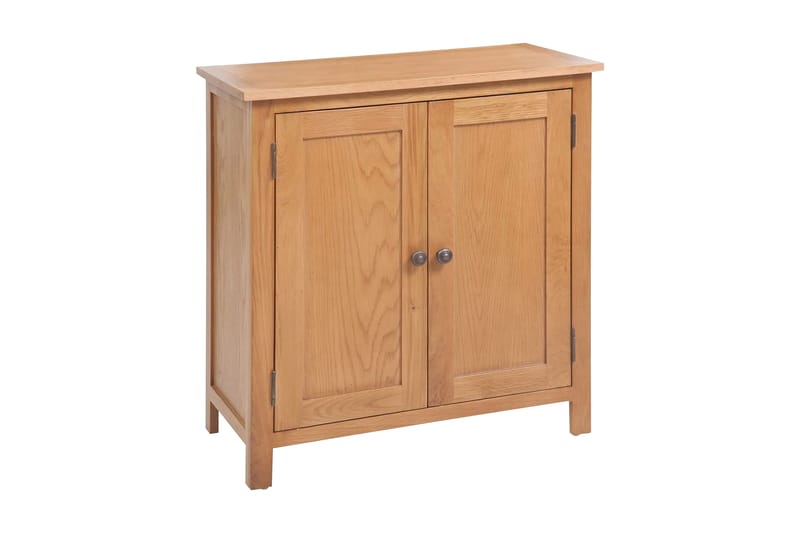 Skjenk 70x35x75 cm heltre eik - Brun - Oppbevaring - Oppbevaringsmøbler - Sideboard & skjenk