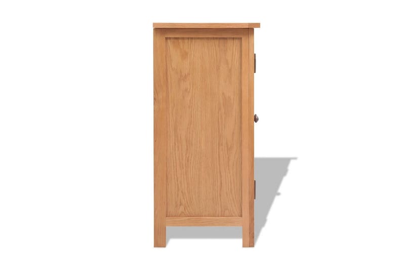 Skjenk 70x35x75 cm heltre eik - Brun - Oppbevaring - Oppbevaringsmøbler - Sideboard & skjenk