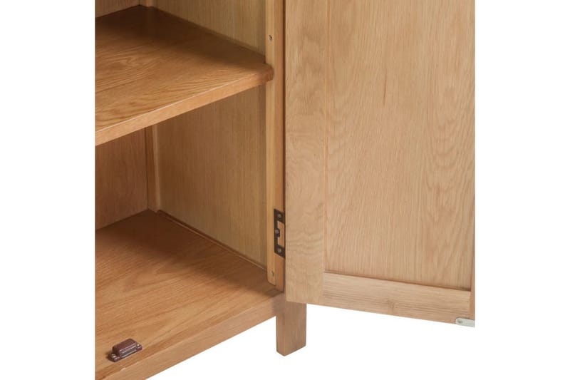 Skjenk 70x35x75 cm heltre eik - Brun - Oppbevaring - Oppbevaringsmøbler - Sideboard & skjenk