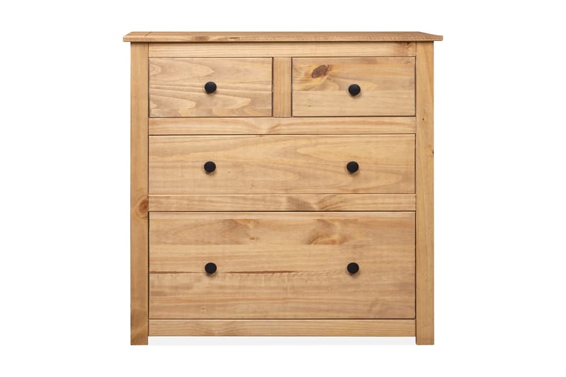 Skjenk 80x40x83 cm furu Panama Range - Brun - Oppbevaring - Oppbevaringsmøbler - Sideboard & skjenk