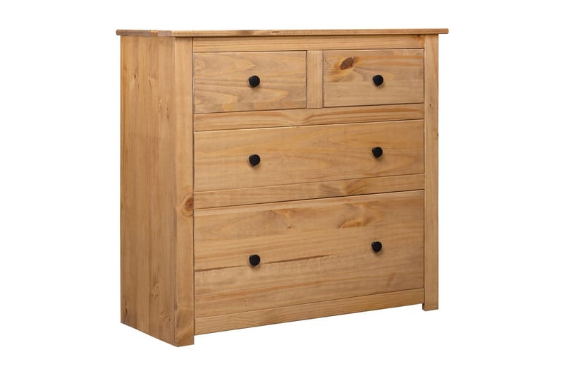 Skjenk 80x40x83 cm furu Panama Range - Brun - Oppbevaring - Oppbevaringsmøbler - Sideboard & skjenk