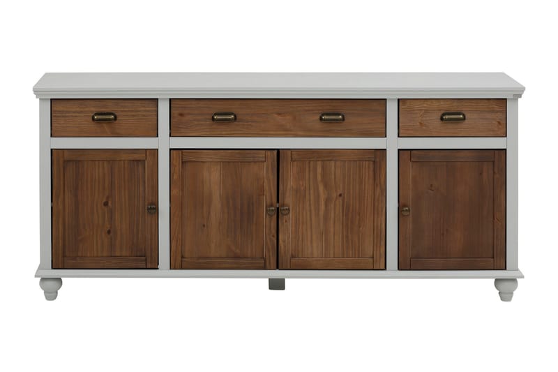 Skjenk Aislinn 175x38 cm - Grå/Brun - Oppbevaring - Oppbevaringsmøbler - Sideboard & skjenk