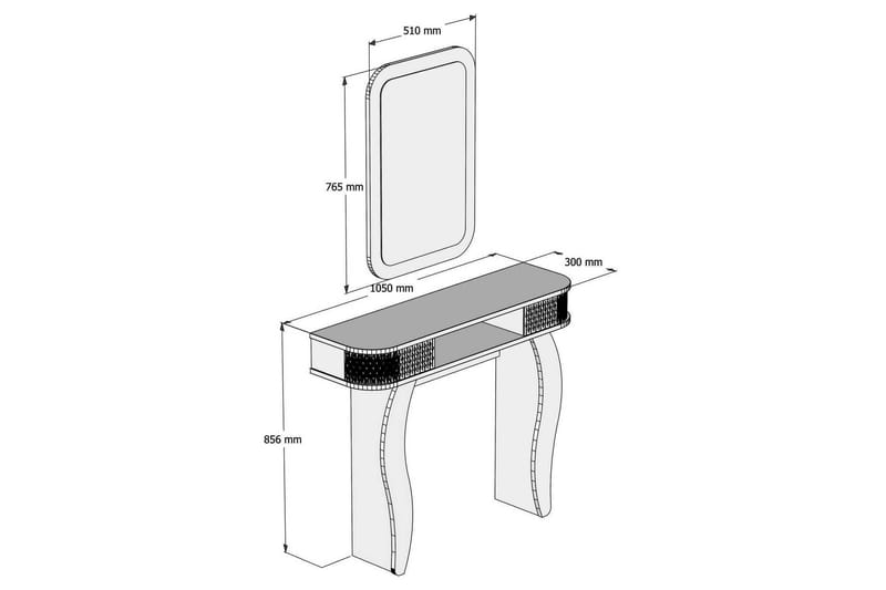 Skjenk Amtorp 105 cm - Brun - Oppbevaring - Oppbevaringsmøbler - Sideboard & skjenk