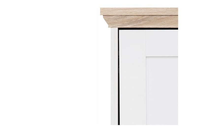 Skjenk Annnie 84 cm - Hvit|Brun - Oppbevaring - Oppbevaringsmøbler - Sideboard & skjenk