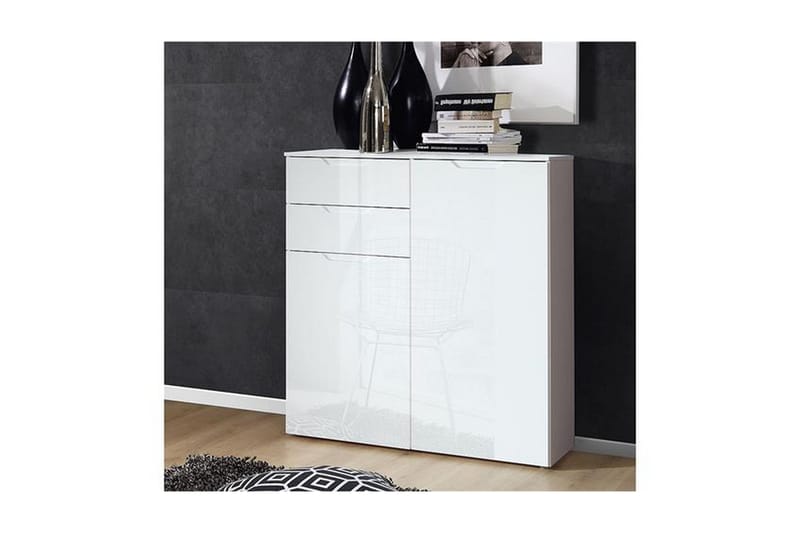 Skjenk Barber 110 cm - Hvit - Oppbevaring - Oppbevaringsmøbler - Sideboard & skjenk