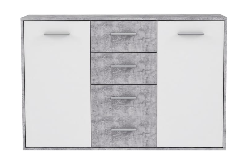 Skjenk Barnitz 34x123 cm - Grå - Oppbevaring - Oppbevaringsmøbler - Sideboard & skjenk