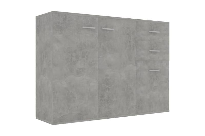 Skjenk betonggrå 105x30x75 cm sponplate - Grå - Oppbevaring - Oppbevaringsmøbler - Sideboard & skjenk