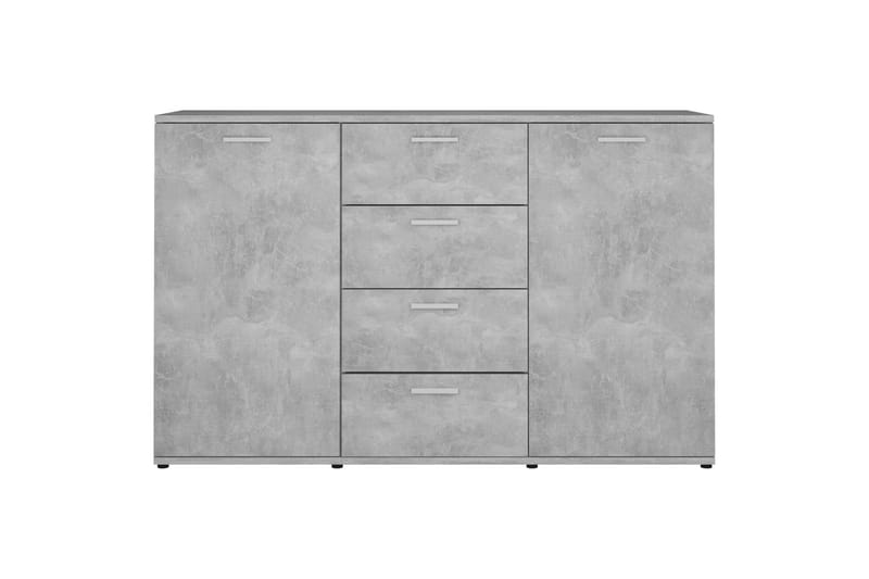 Skjenk betonggrå 120x35,5x75 cm sponplate - Grå - Oppbevaring - Oppbevaringsmøbler - Sideboard & skjenk