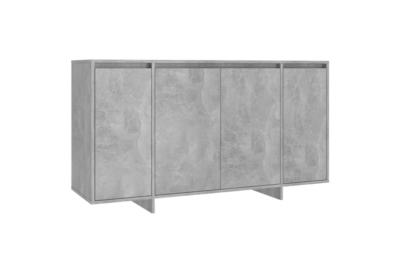 Skjenk betonggrå 135x41x75 cm sponplate - Grå - Oppbevaring - Oppbevaringsmøbler - Sideboard & skjenk