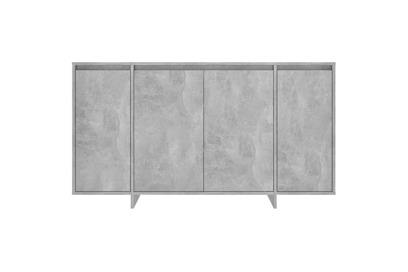 Skjenk betonggrå 135x41x75 cm sponplate - Grå - Oppbevaring - Oppbevaringsmøbler - Sideboard & skjenk