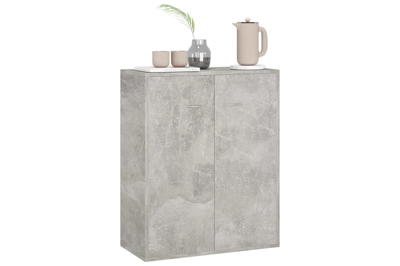 Skjenk betonggrå 60x30x75 cm sponplate - Oppbevaring - Oppbevaringsmøbler - Sideboard & skjenk