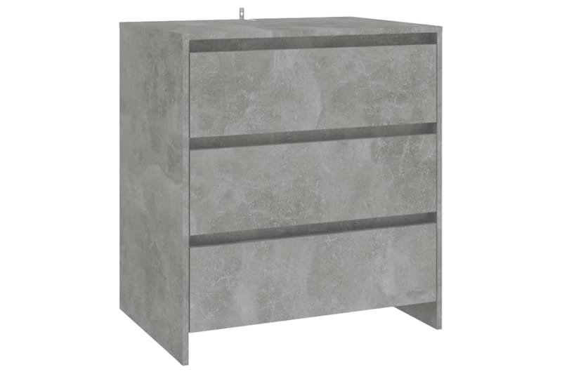 Skjenk betonggrå 70x41x75 cm sponplate - Grå - Oppbevaring - Oppbevaringsmøbler - Sideboard & skjenk