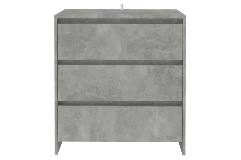 Skjenk betonggrå 70x41x75 cm sponplate - Grå - Oppbevaring - Oppbevaringsmøbler - Sideboard & skjenk