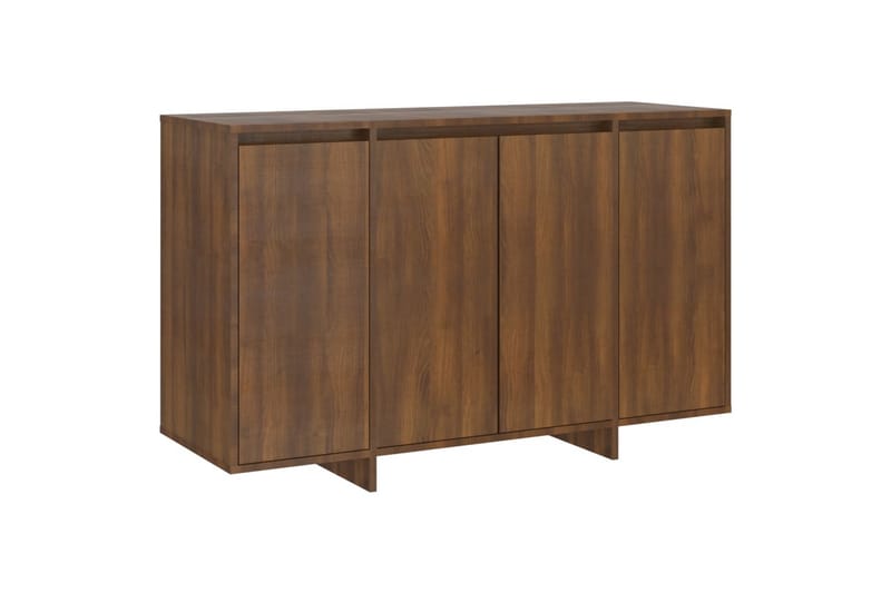 Skjenk brun eik 120x41x75 cm sponplate - Brun - Oppbevaring - Oppbevaringsmøbler - Sideboard & skjenk