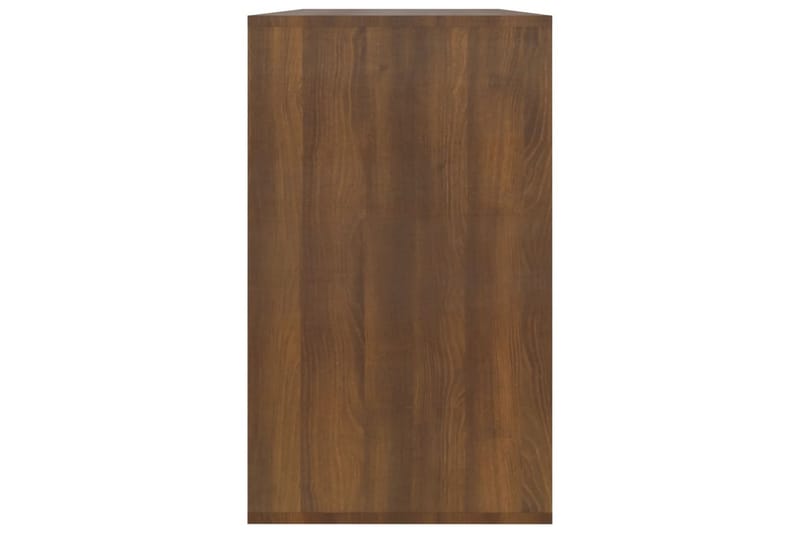 Skjenk brun eik 120x41x75 cm sponplate - Brun - Oppbevaring - Oppbevaringsmøbler - Sideboard & skjenk